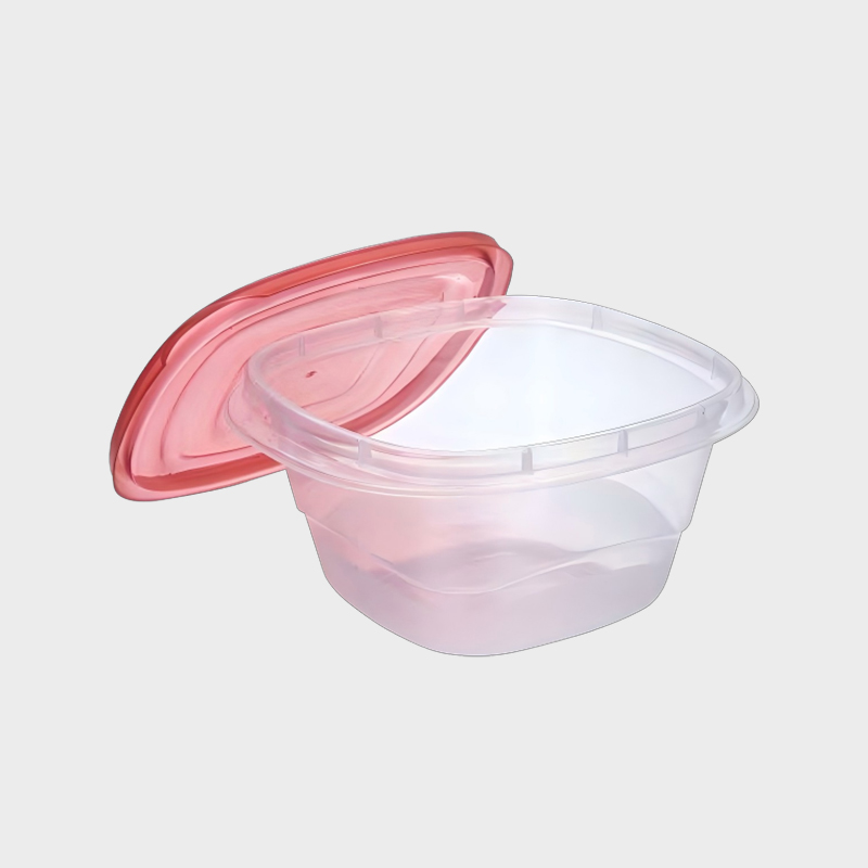 PFB008 Set di contenitori quadrati per stoccaggio alimentare e agricolo in PP da 1200 ml